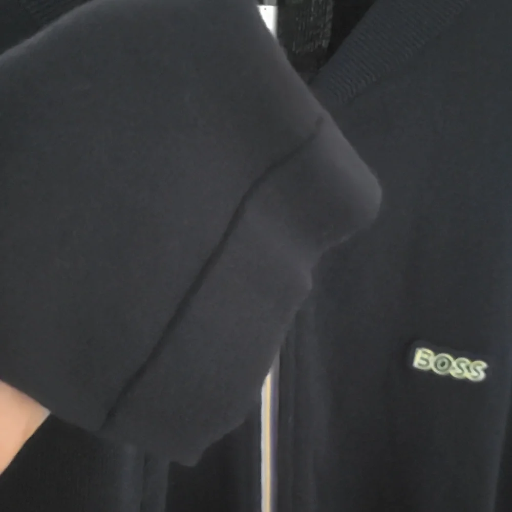 Boss Skaz Stretch Cotton Blend Track Jacket Size M
